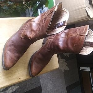 Dingo brown cowboy boots. 11.